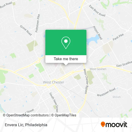 Envera Lic map