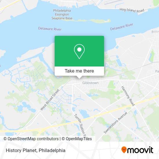 History Planet map