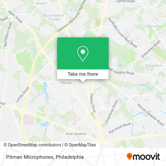 Pitman Microphones map