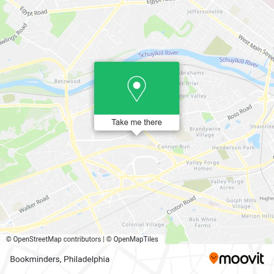 Bookminders map