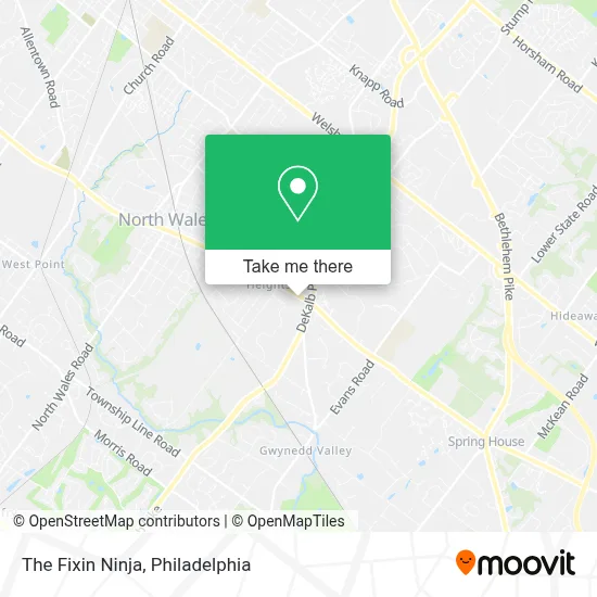 The Fixin Ninja map