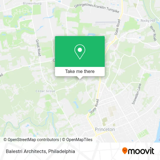 Balestri Architects map