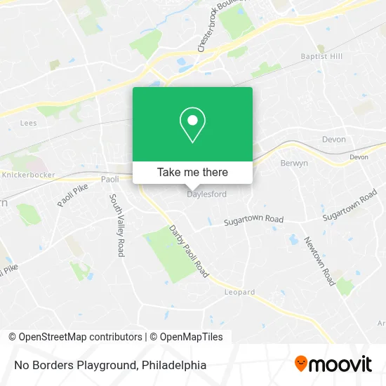 No Borders Playground map