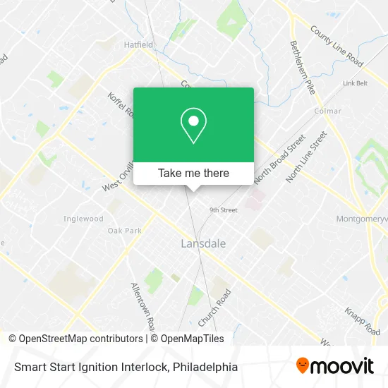 Smart Start Ignition Interlock map