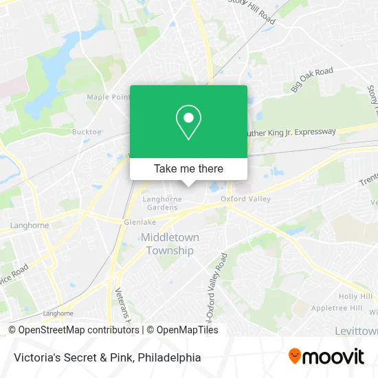 Victoria's Secret & Pink map