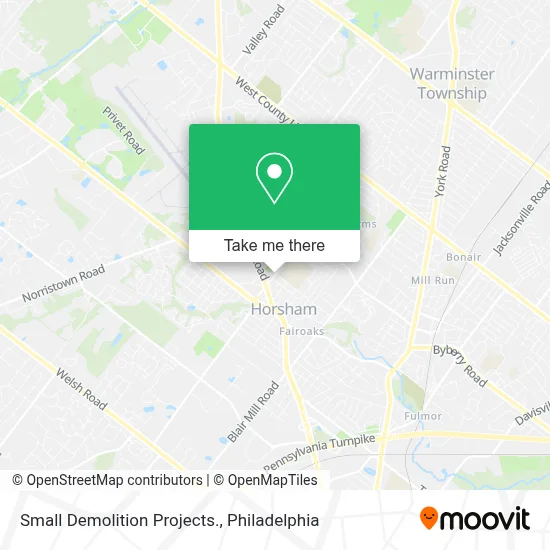 Small Demolition Projects. map