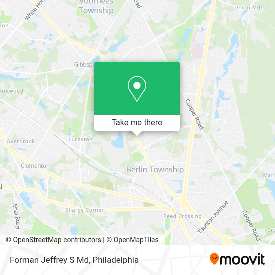 Forman Jeffrey S Md map