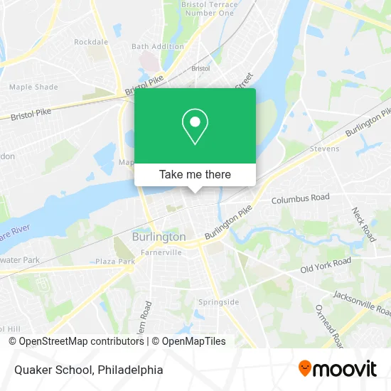 Quaker School map