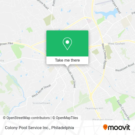 Colony Pool Service Inc. map