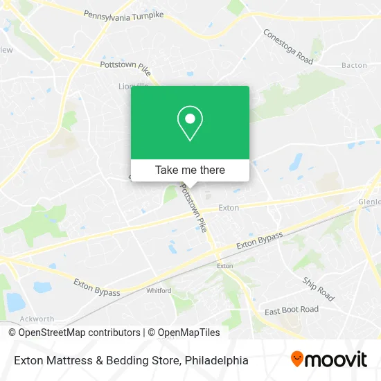 Exton Mattress & Bedding Store map