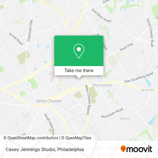Casey Jennings Studio map