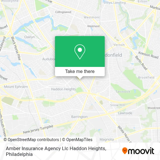 Amber Insurance Agency Llc Haddon Heights map
