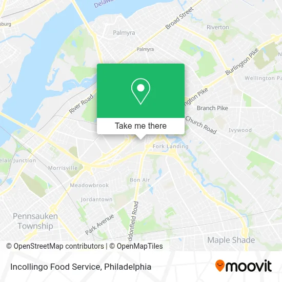 Incollingo Food Service map