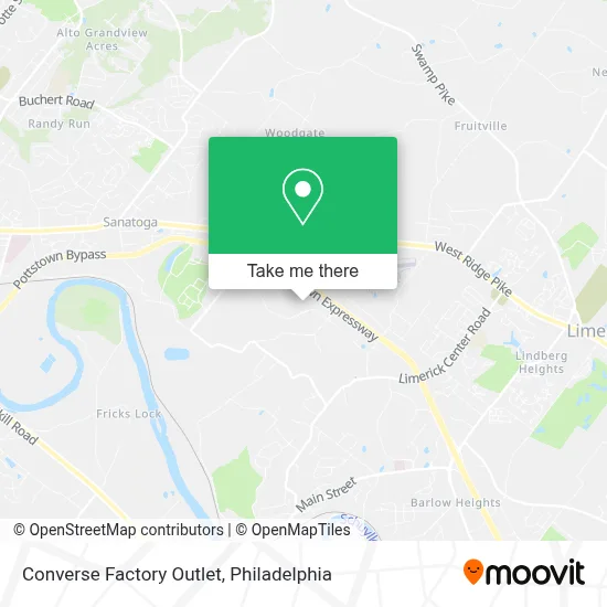 Converse Factory Outlet map