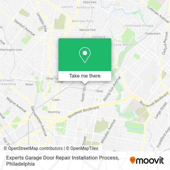 Experts Garage Door Repair Installation Process map