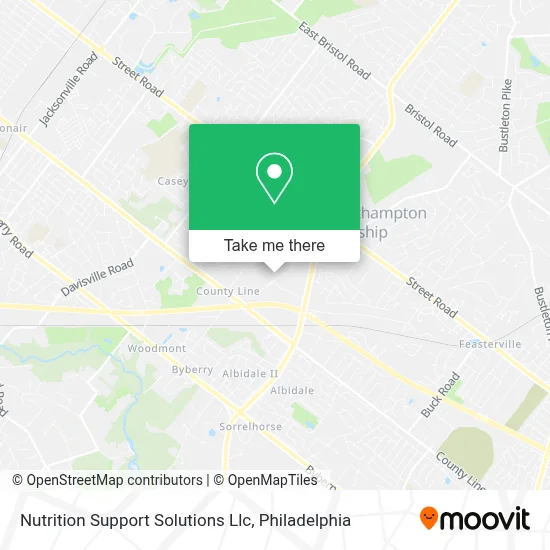 Nutrition Support Solutions Llc map