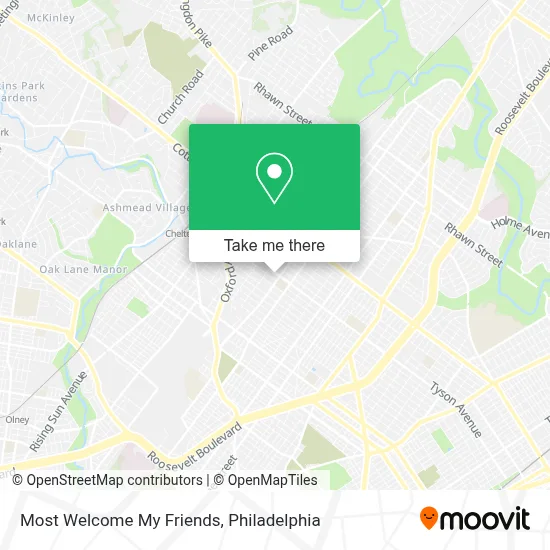 Most Welcome My Friends map