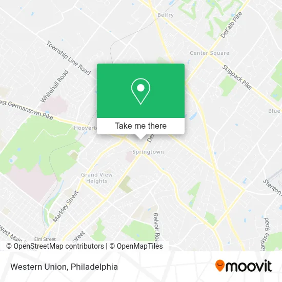 Western Union map