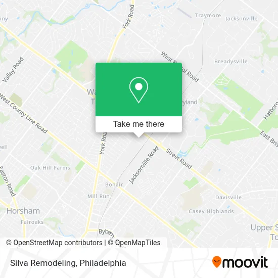 Silva Remodeling map