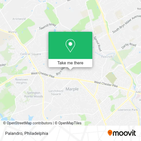 Palandro map