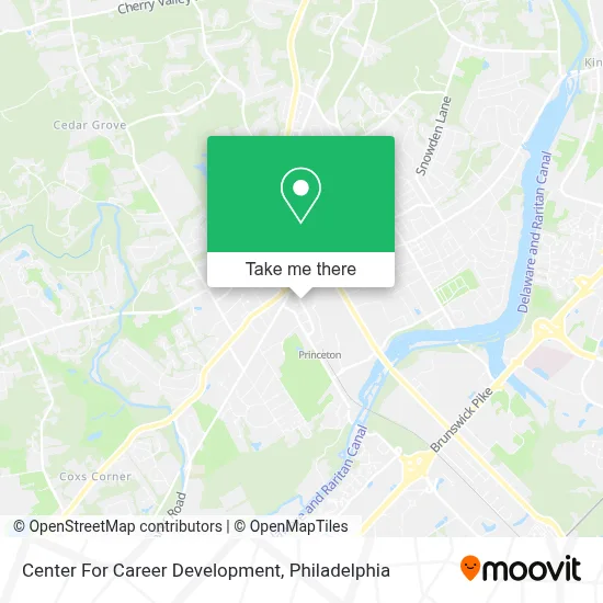 Center For Career Development map