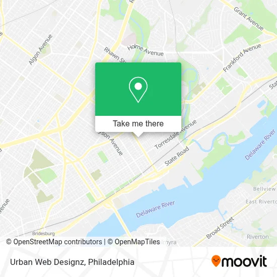 Urban Web Designz map