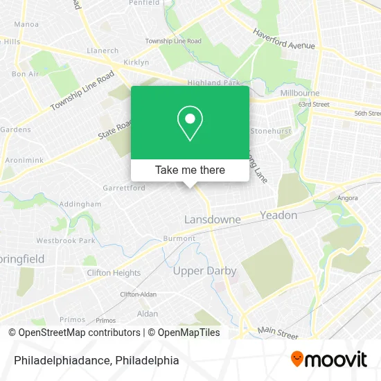 Philadelphiadance map