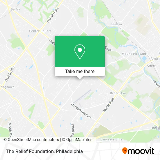 The Relief Foundation map