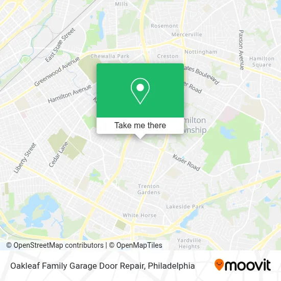 Oakleaf Family Garage Door Repair map