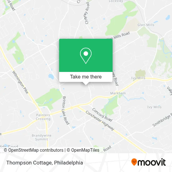 Thompson Cottage map
