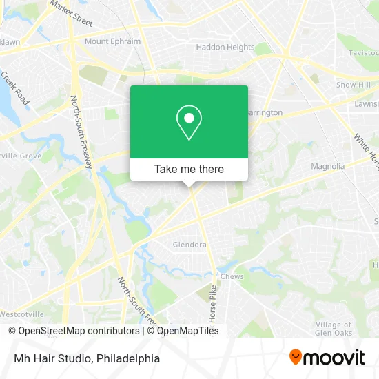 Mh Hair Studio map