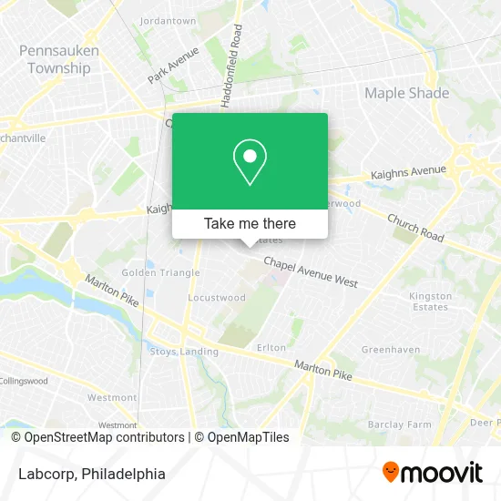 Labcorp map