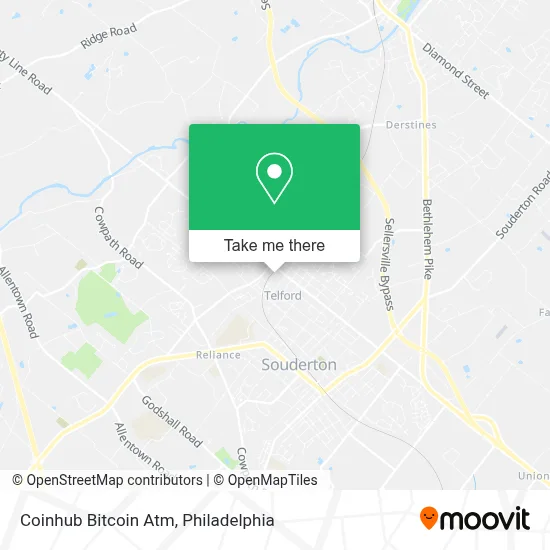 Coinhub Bitcoin Atm map