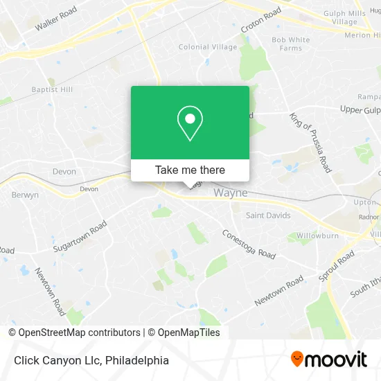 Click Canyon Llc map