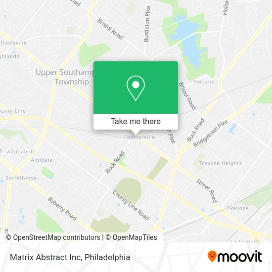 Matrix Abstract Inc map