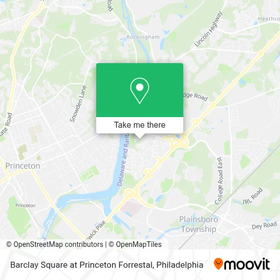Barclay Square at Princeton Forrestal map