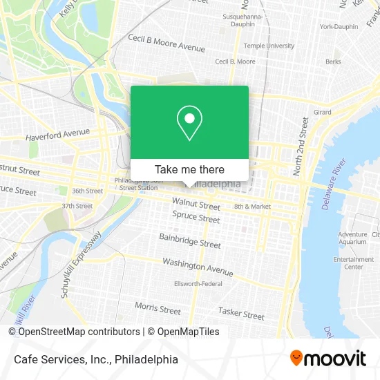 Cafe Services, Inc. map