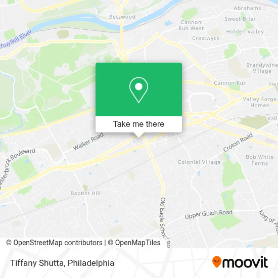 Tiffany Shutta map