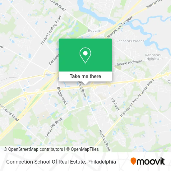 Connection School Of Real Estate map