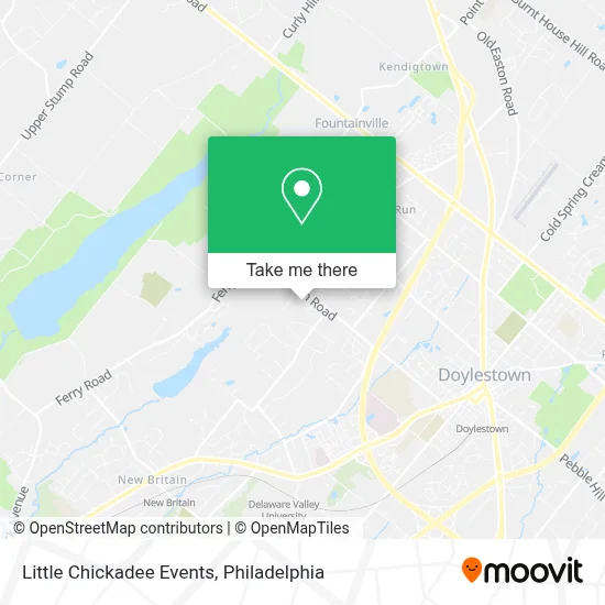 Little Chickadee Events map