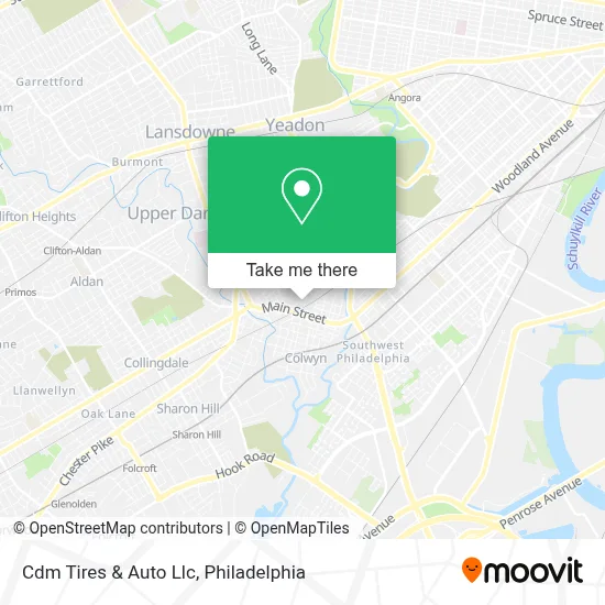 Cdm Tires & Auto Llc map