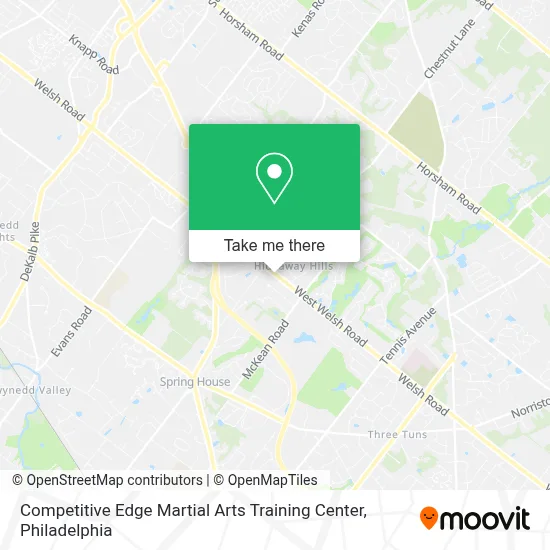Competitive Edge Martial Arts Training Center map