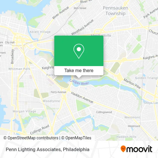 Penn Lighting Associates map