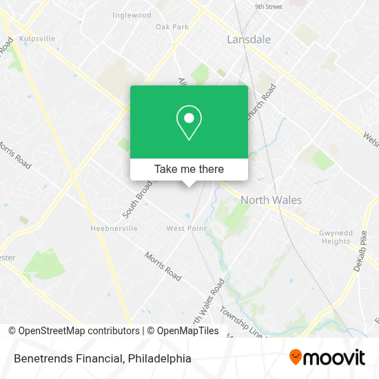 Benetrends Financial map