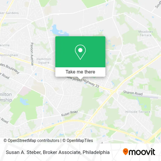 Susan A. Steber, Broker Associate map