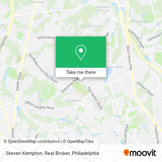 Steven Kempton, Real Broker map