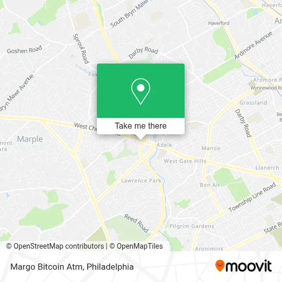 Margo Bitcoin Atm map