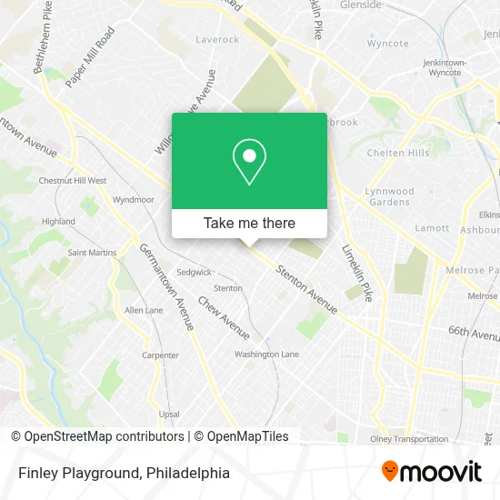 Finley Playground map