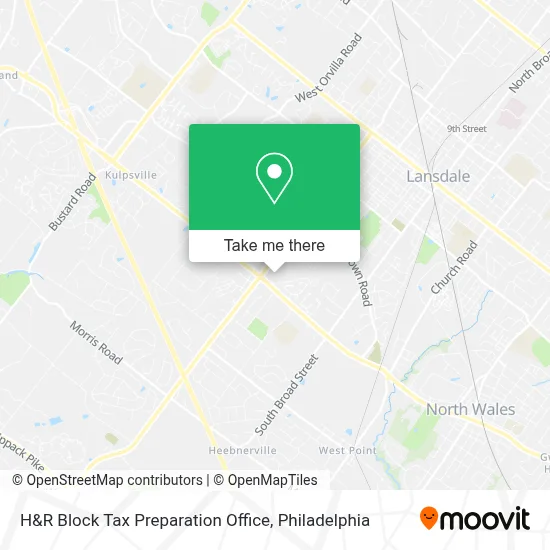 H&R Block Tax Preparation Office map