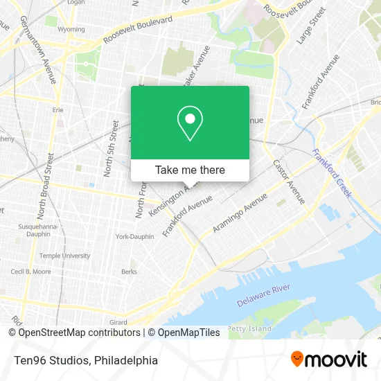 Ten96 Studios map
